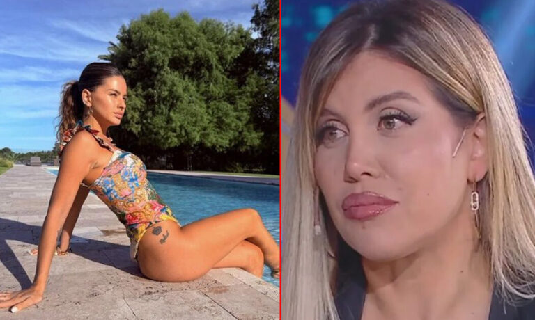Escandaloso: la foto de la China Suárez en la pileta que Wanda Nara soñó para su vida
