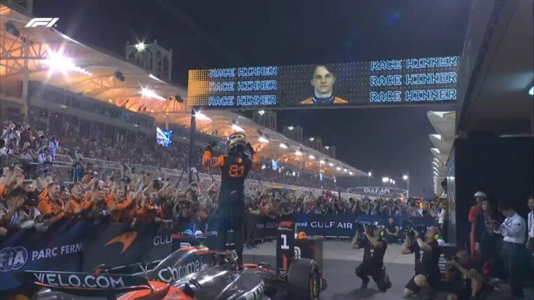 Fórmula 1: Oscar Piastri ganó de punta a punta en Bahréin y quedó segundo en el Campeonato