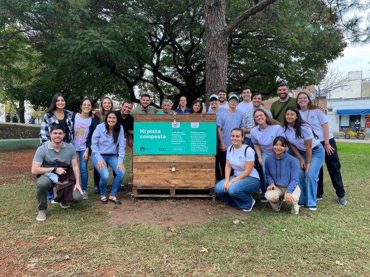 ?Mi plaza composta?, para tratar los residuos verdes