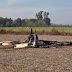 Hallan una avioneta incendiada en un campo cercano a Pergamino