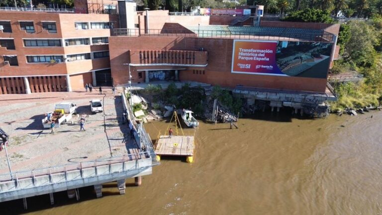 Arrancaron las obras de reconstrucción y remodelación del parque España