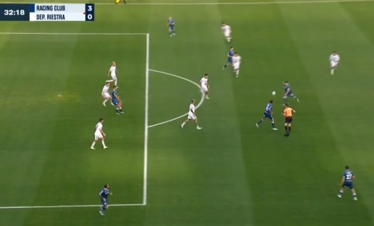 Racing, el golazo de Mura a Deportivo Riestra, el blooper en contra y la expulsión de Goitia para seguir en la Copa Argentina