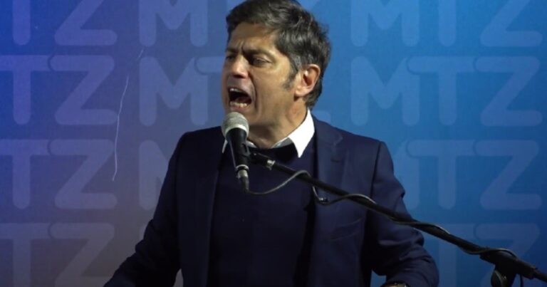 Kicillof cruzó a Milei por su visita a La Matanza: «Viene un ratito solo para sacarse una foto, pero no se anima a caminar los barrios»