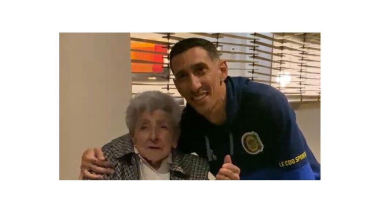 Sueño cumplido para Elsita: la fanática abuela tucumana de 100 años pudo conocer a Di María
