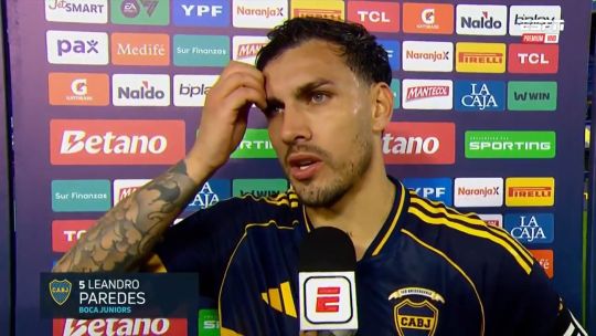 «Estaba muy solo en el medio»: el lamento de Leandro Paredes tras el empate 1-1 de Boca ante Racing