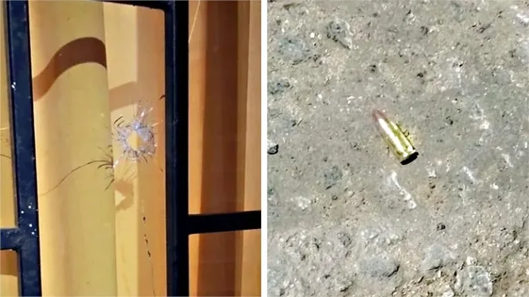 Zona norte: terminaron de cenar, escucharon ruidos y se dieron cuenta de que les habían baleado la casa