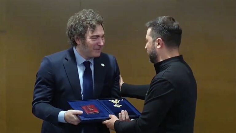 Javier Milei reafirmó apoyo a Ucrania: fue invitado por Zelenski a visitar Kiev
