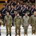 Sin acto oficial, Milei vestido de militar almorzó con algunos granaderos