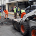 Repararon más de 4 mil metros cuadrados de asfalto en el centro