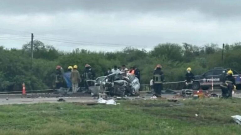 Al menos cinco muertos en un choque en la ruta 9, en la provincia de Santiago del Estero