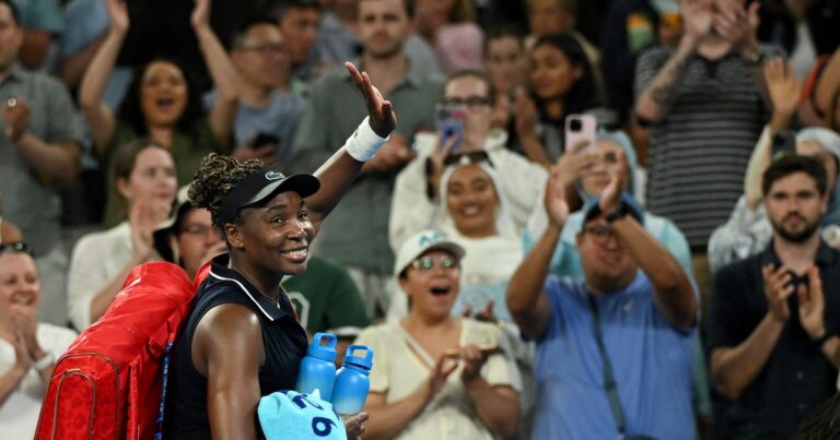 A sus 45 años, Venus Williams rompió dos récords en el Abierto de Australia