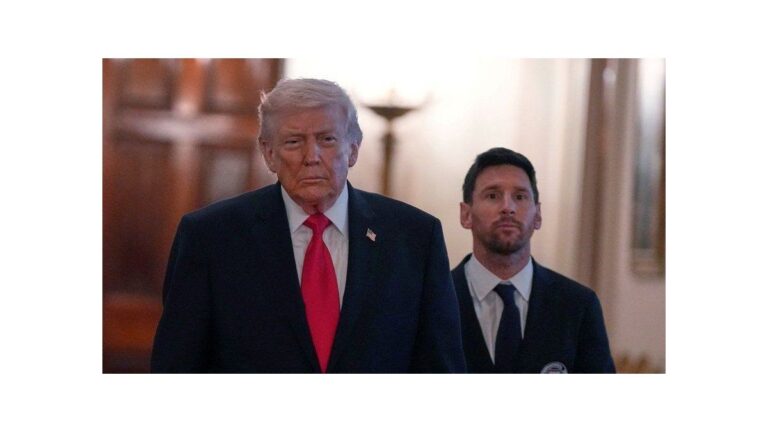 Donald Trump elogió a Lionel Messi en la Casa Blanca: «Soy tu fan»