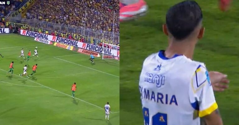 Di María: regreso, centro e increíble gol en contra para el empate de Rosario Central