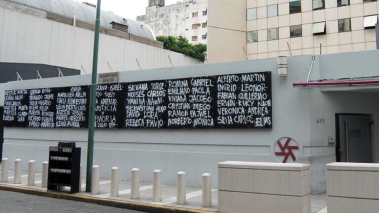 Alerta porunaamenazade bomba en la AMIA y la Embajada de Israel