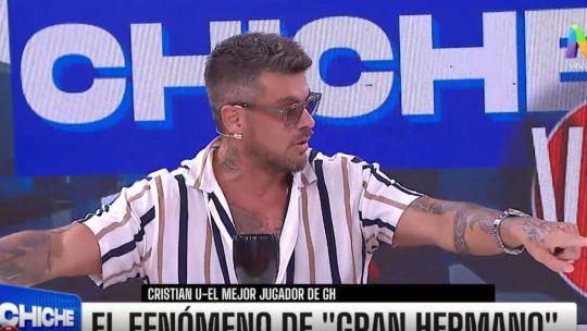 Exclusivo de ‘Chiche en vivo’: Cristian U aseguró que «la estrategia de limpieza» de Andrea del Boca en GH Generación Dorada «es un acierto»